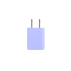 LOGiiX - Vibrance Power Mini 30W USB-C Chargeur Mural - Lavande-Le Vibrance Power Cube Mini, compact et coloré, charge les smartphones jusqu'à 3 fois plus rapidement
