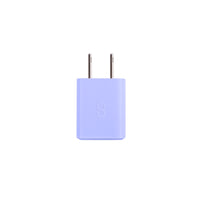 LOGiiX - Vibrance Power Mini 30W USB-C Chargeur Mural - Lavande-Le Vibrance Power Cube Mini, compact et coloré, charge les smartphones jusqu'à 3 fois plus rapidement