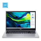 Acer - Ordinateur portable 15,6 po - Intel N150 - SSD 256 Go - Mémoire DDR5 8 Go - Windows 11 - Argent-L'écran Full HD 1080p de 15,6 pouces est idéal pour la navigation web, le visionnage de films ou le streaming, offrant une vision nette et détaillée de ce qui se passe devant vous. De plus, avec la technologie Acer BluelightShield, réduisez les niveaux de lumière bleue pour atténuer les effets négatifs de l'exposition à cette lumière