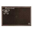 Floor Choice – Tapis d’accueil Dassi - 22 po L x 14 po l - Brun-Design brun élégant avec motif raffiné pour les entrées