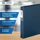Davis Group Super économie, Reliure à anneaux ronds 1 po, paquet de 6 – Bleu Marine-Anneau Rond, Non-Verrouillage