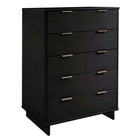 Manhattan Comfort - Granville commode haute moderne 37,8" - noir-Assemblage à domicile requis Tout le matériel inclus