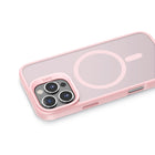 TUFF8 - iPhone 16 Pro -  Glide Guard Coque arrière renforcée - Rose-Protection de l'écran et de l'appareil photo : Conçu avec un rebord surélevé pour l'objectif et le cadre de l'écran afin de protéger l'appareil photo, le flash et l'écran contre les rayures lorsqu'ils sont placés face vers le bas.