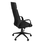 Monarch Specialties - 7272 Chaise De Bureau Dossier Haute Exec - Noir/Tissu Noir-Le dossier haut de soutien avec appui-tête intégré comprend un rembourrage segmenté pour offrir une douceur ciblée, et le siège généreusement rembourré est épais, profond et extra large pour offrir un confort exceptionnel