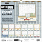 WSBL - 2026 Ferme Fraîche Note Nook  Calendrier mural Mensuel - 30,5 cm l x 30,5 cm H - Anglais-Deux pochettes pour chaque mois