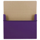 JAM Paper - Étui de transport pour dossiers épais avec bande élastique - 10 x 1 1/4 x 13 1/4 - Violet-Quantité : Vendu à l'unité