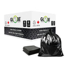 Globe Commercial - Sacs poubelle pour boîtes de conserve Xstrong - 76 x 97 cm - Noirs - Paquet de 125-Le dessus ouvert peut être attaché facilement