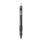 Stylos Gelocity à encre gel - pointe rétractable - 0,7 mm - noirs - paquet de 24-Le corps translucide tendance vous permet de voir la quantité d’encre restante.