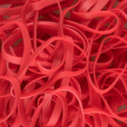 JAM Paper - Élastiques durables - taille 64 - rouges - Paquet de 100-Taille : 64 (3 1/2 x 1/4 pouces) | Fabriqué à partir d'une combinaison de caoutchouc naturel de haute qualité et d'élastique