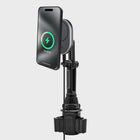 Mighty Mount - Support de porte-gobelet pour chargeur sans fil MagSafe-Chargement ultra-rapide pour les appareils Apple et Samsung : la vitesse dont votre téléphone a besoin