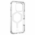 UAG - Coque Plyo robuste avec MagSafe pour iPhone 16 Pro - Blanc glacé-Compatibilité avec la recharge sans fil pour la plupart des chargeurs tiers