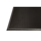 Edgewood Tapis Gritstop Fingermat™ grattoir extérieur ultra résistant - 24" x 32" - noir et intégrée bordure-Bonne résistance aux UV et à l'ozone