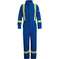 Bulwark, Combinaisons De Qualité Supérieure Résistantes Aux Flammes Avec Bandes Réfléchissantes-Arc électrique EPI catégorie niveau 2