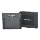 Club Rochelier - Portefeuille mince pliable pour homme avec carte d'identité amovible - Gris anthracite-9