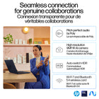 HP - Ordinateur portable OmniBook 14 po à écran tactile Copilot+ PC- Intel Ultra 7 258V - SSD 2 To - RAM 32 Go - Windows 11 Famille-La résolution 2880 x 1800 offre un niveau de détail exceptionnel et des couleurs réalistes