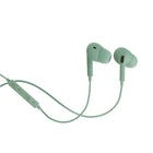 Basic Tech Écouteurs intra-auriculaires avec fil avec contrôle du volume et microphone intégré - Sauge-Contrôle du volume