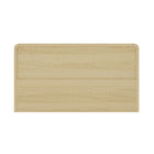 Manhattan Comfort - Grace commode double moderne 60" - chêne naturel et or-Assemblage à domicile requis Tout le matériel inclus