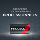 Duracell - Piles alcalines D Procell - paquet de 12-5