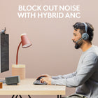 Logitech - Zone 950 casque anti-bruit premium avec ANC hybride - Graphtie-Audio personnalisé premium: une qualité audio exceptionnelle avec les grands transducteurs de 40 mm, utilisez la fonction d'égaliseur personnel de l'appli mobile Logi Tune pour régler l'audio