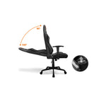 COUGAR - Chaise de jeu inclinable et pivotante Armor Elite - noir et or-Essuyer avec un chiffon humide