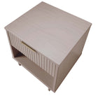 Manhattan Comfort - Table de nuit moderne Granville 18,11" à 1 tiroir - gris clair-Garantie limitée du fabricant de 30 jours