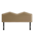 Modway - Cosette Performance Velvet Tête de lit Queen size, Taupe-Assemblée requise