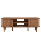 Modway - Contour 55 po Meuble TV, Noyer-Capacité de poids : 163 lb
