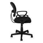 Monarch Specialties - 7260 Chaise De Bureau Multi-Position- Meche Noir -Conforme aux normes BIFMA pour le mobilier de bureau