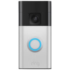 Ring - Sonnette à piles - Nickel satiné-Voir plus - Obtenez 66 % de couverture verticale supplémentaire avec la dernière version de la sonnette vidéo la plus vendue de Ring (2e génération), désormais dotée de la vidéo de la tête aux pieds