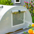 Outsunny - serre de jardin portable 10 pi x 3 pi x 2 pi, vert- Bâche en plastique renforcé, avec un rebord prolongé de 3,9 po (10 cm) pour lester ou enterrer dans le sol
