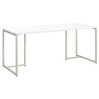 Bush Business Furniture - Table de travail 72 po Method, blanc (KI70207K)-Stratifié thermofusionné sur bois composite