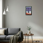 Edmonton Oilers 16x20 PhotoGlass 2025 Conference Champions Player Banners - Impression encadree - 16" x 20"-Prêt à accrocher - livré entièrement assemblé
