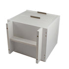 Manhattan Comfort - Table de nuit moderne Granville 45,99 cm à 2 tiroirs - Blanc - Lot de 2-Garantie limitée du fabricant de 30 jours
