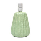 Simple Designs - Mini lampe de table texturée - vert sauge avec abat-jour assorti-7