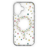 Ideal of Sweden - Étui Clear MagSafe Mid Petite Floral pour iPhone 17-Design protecteur avec bords surélevés pour protéger la caméra et l’écran