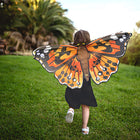 Insect Lore - Ailes de papillon pour déguisement de dame peinte - Lot de 3-Lot de 3 ailes de papillon