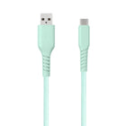 Basic Tech - Câble USB-C Tressé de 6 pi - Menthe-Tressé pour plus de durabilité