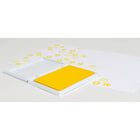 Ready 2 Learn - Tampon encreur lavable géant - Jaune - 6,2 po L x 4,1 po l - Paquet de 2-Conception du tampon d'encre surélevé: Le tampon surélevé signifie qu'il n'y a pas de bords durs autour de l'encre. Les enfants peuvent appuyer sans heurter un bord, ce qui offre plus d’espace pour tamponner !