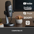 Blue Yeti Nano Premium USB Condenser Microphone, Shadow Grey-Multiple pickup patterns: Cardioid and omni pickup patterns are optimal for pro recording and streaming, Zoom meetings, Twitch gaming, podcasting, YouTube videos, voice-overs and more