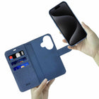 Blu Element - Étui Folio 2-in-1 MagSafe pour iPhone 17 - Bleu Lazuli-Ajustement précis avec accès facile à tous les ports