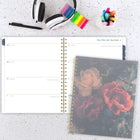Cambridge - Agenda hebdomadaire/mensuel jardin de minuit 2026 - 11 po H x 8 1/2 po l - multicoloure - bilingue-Un mois sur deux pages avec des blocs quotidiens ouverts, une section QuickNotes et des calendriers de référence des mois passés/à venir