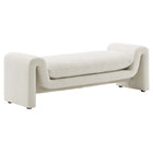 Modway - Waverly Tissu Boucle Banc - Ivoire-Établi moderne unique