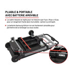 Voltstair - Titan Diable Électrique Monte-Escaliers - Capacité 440 Lb - Noir/Bleu-Trois réglages de vitesse : 24, 30 ou 40 marches par minute