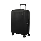 American Tourister - Rejoy Spinner Moyen - noir réel-Fabriqué à 100 % en polypropylène, offrant une durabilité extrême avec une texture qui réduit la visibilité des égratignures