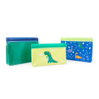 Sully - Ensemble de 3 sacs à collation PEVA -Dino-Fermeture éclair à pression
