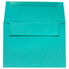 JAM Paper - Enveloppes d'invitation colorées A7 - 5 1/4 x 7 1/4 - bleu mer recyclé - Paquet de 100-Ces enveloppes sont idéales pour les invitations, les cartes de voeux, les RSVP, les cartes de remerciement, les cadeaux d'anniversaire, les vacances et plus encore