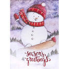 Mill Brook Studio - Cartes de souhaits Noël 5-3/8 po x 7-3/4 po / Enveloppes - paquet de 18-Cartes de souhaits qualité boutique