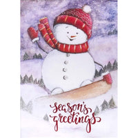 Mill Brook Studio - Cartes de souhaits Noël 5-3/8 po x 7-3/4 po / Enveloppes - paquet de 18-Cartes de souhaits qualité boutique