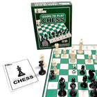 Wood Expressions - Jeu d'échecs pour apprendre à jouer - Ensemble de 42-Pièces d'échecs : Les pièces d'échecs en plastique Staunton répondent aux exigences USCF et FIDE pour les tournois. Le roi mesure 9,5 cm de haut ; comprend deux reines supplémentaires. Emportez les pièces avec vous au niveau supérieur
