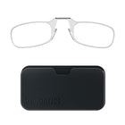 ThinOptics 1.0 Claire Lecteur avec Pod Noir Universel - Claire-Le produit comprend les lunettes de lecture ThinOptics et l'étui universel avec un adhésif sans résidu à coller sur votre téléphone / étui ou toute autre surface dure et plate